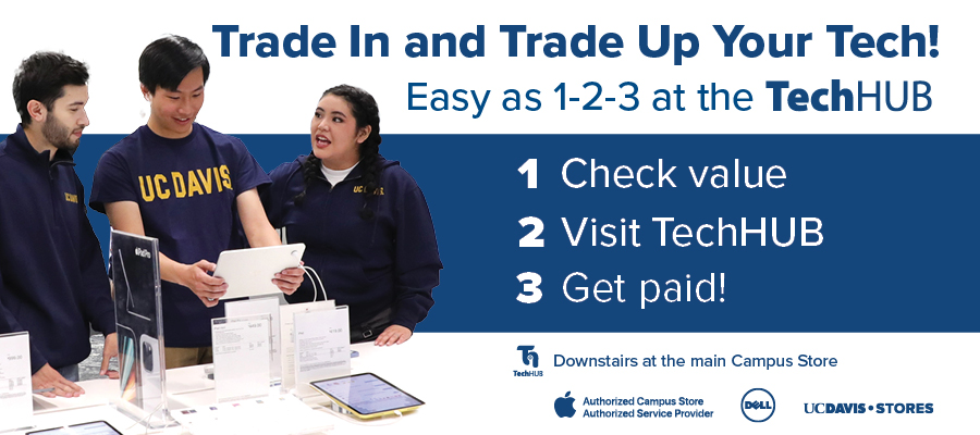 Trade In and Trade Up Your Tech! Easy as 1-2-3 at the TechHUB.