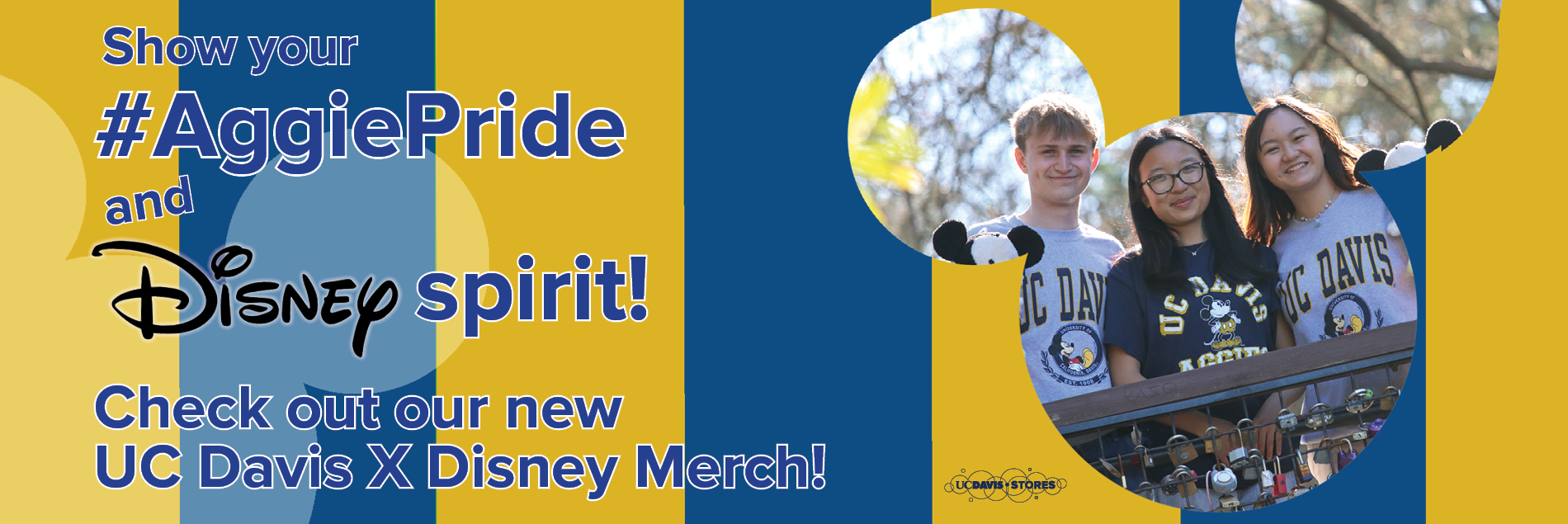 Check out our new UC Davis Disney Merch!
